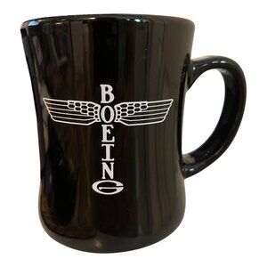 Boeing Black Heritage Collection Aviation Totem Design Coffee Mug Vintage 1990's